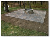 Custom Firepit with Patio
