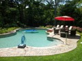 Poolscape Patio with Boulders 2 of 3